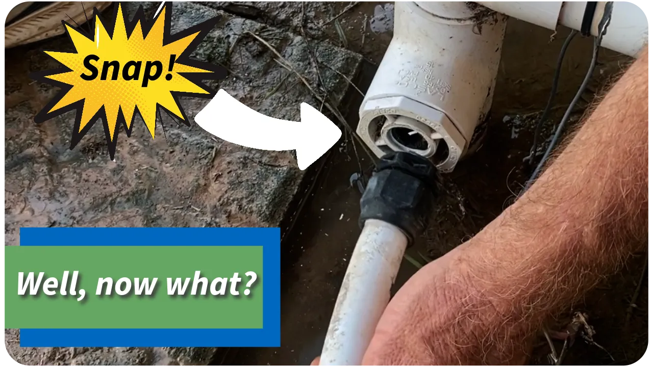 PVC Threaded Adapter Removal